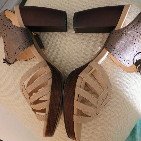 Block Heel platform Sandals - Picture 5 of 6